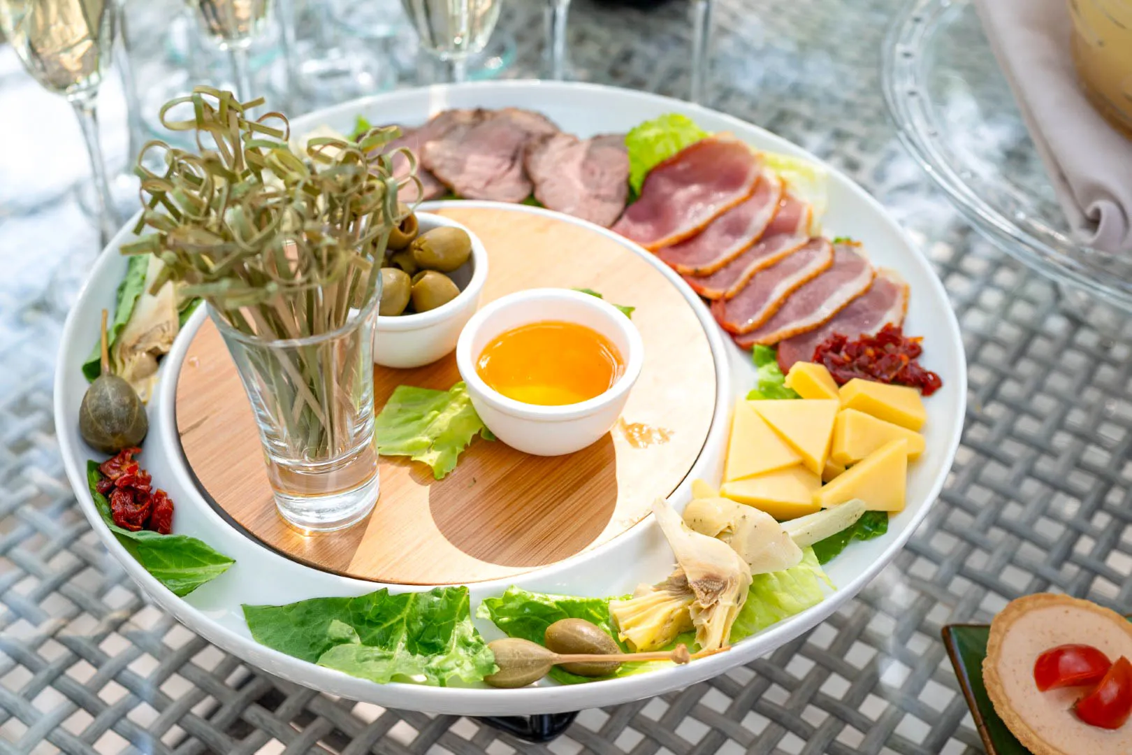 brunch grazing table