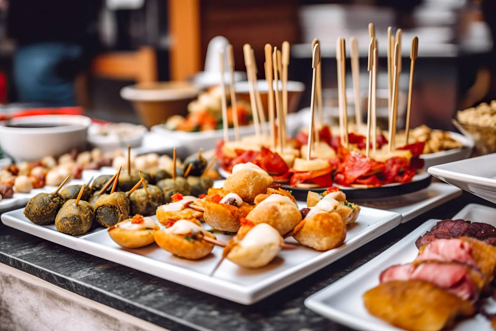 dessert grazing table